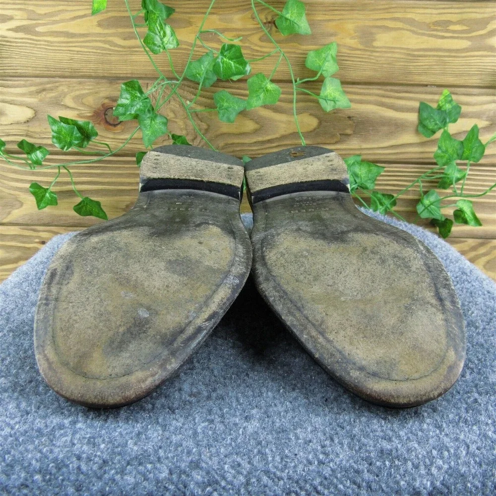 M.‎ Gemi Men Oxfords Shoes Black Leather Lace Up Size 41.5 Medium